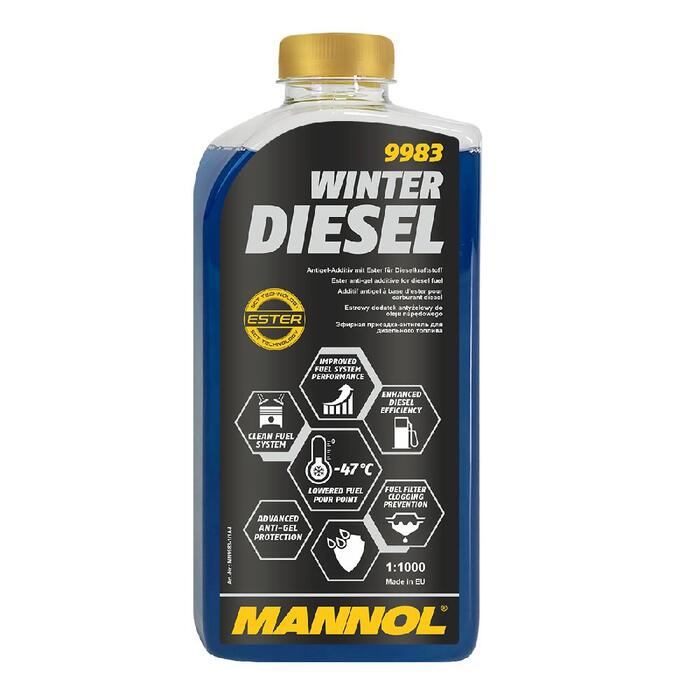 MANNOL Dīzeļdegvielas antigēls pret sabiezēšanu Winter diesel 9983 1L (9983-1)