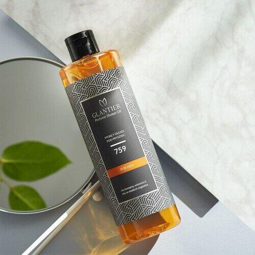 GLANTIER 759 PERFUME SHOWER OIL FOR MEN 400 ML - Масло для душа для мужчин (GLOIL759)