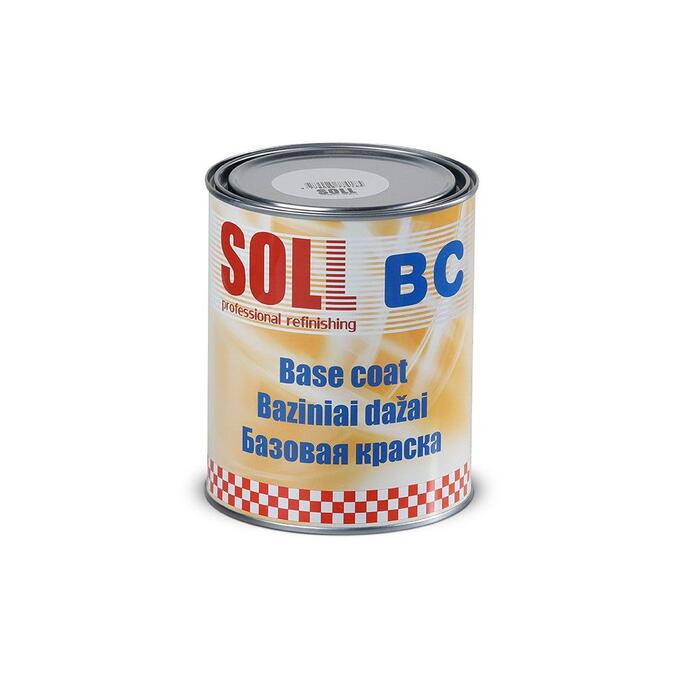 SOLL BC Auto krāsa - metālika Basecoat Sudraba tonis1L (SBM12)