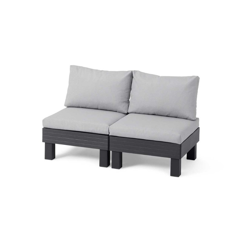 Садовый диван двухместный Elements 2 Seater серый/светло-серый (29212922900)