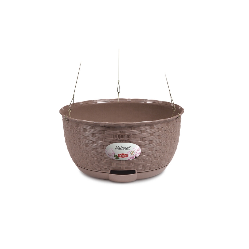 Stefanplast Puķu pods piekarināms Natural Ø30x14