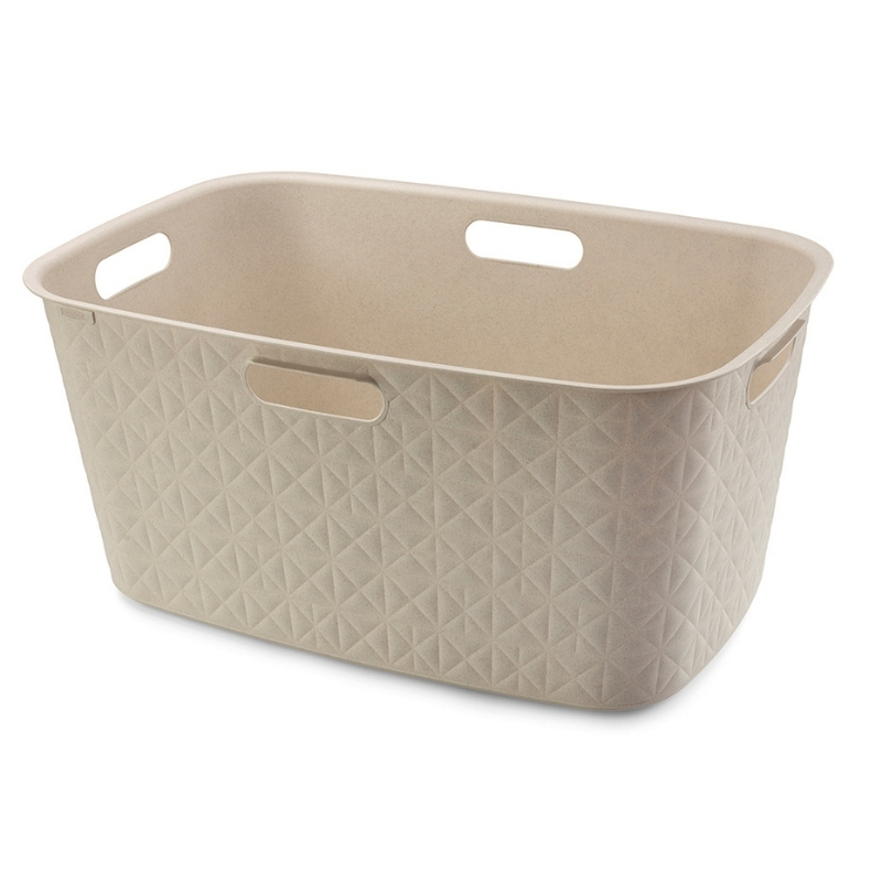 Корзина для белья Softex 45L 57x37x27см мел белый (0800572Z67)