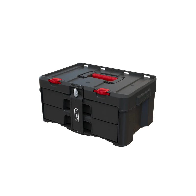 Instrumentu kaste ar 2 atvilktnēm Stack'N'Roll 2 Drawers 48,1x33,2x23,3cm (30210832)