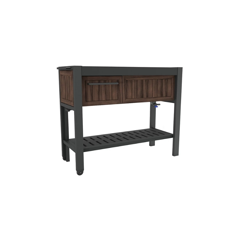 Ballīšu galds pagarināms Extendable Party Station valrieksta tonis (29213772)