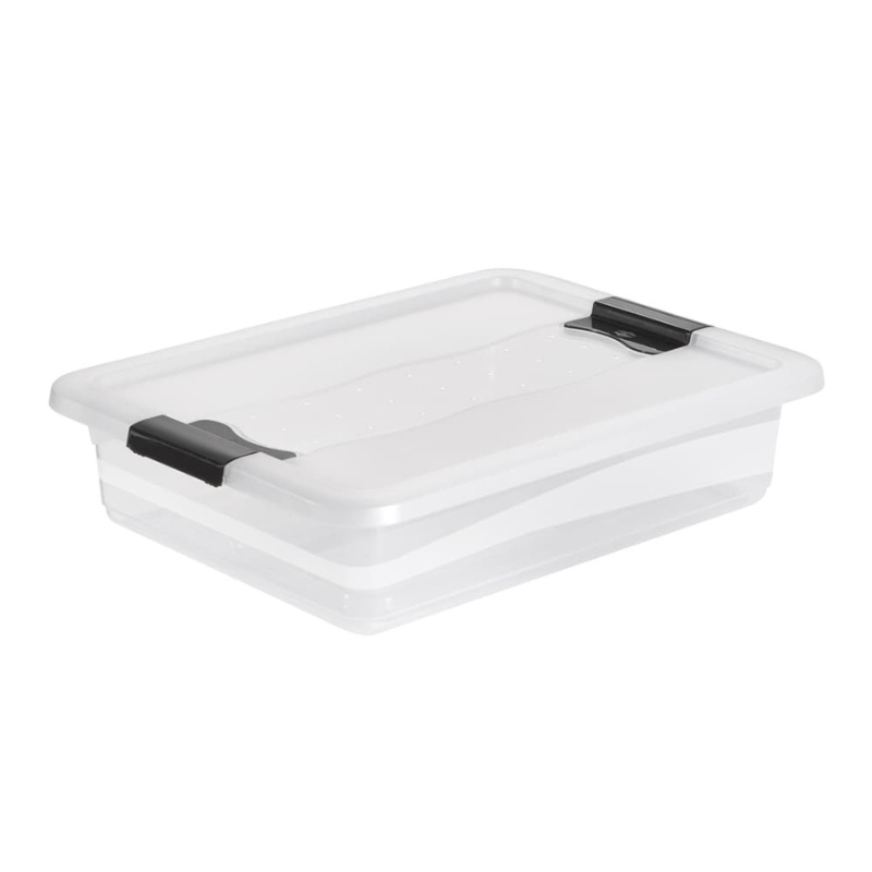 Kaste ar vāku crystalbox Cornelia 39,5x29,5x9,5cm 7L caurspīdīga (0610944001)