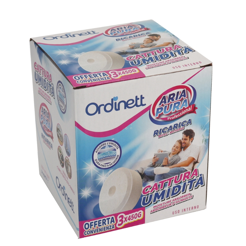 ORDINETT Mitruma absorbētāja papildināmās tabletes 450g