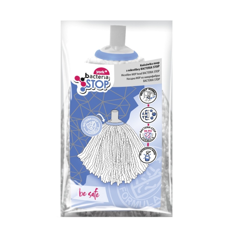 YORK BACTERIA STOP Mikrošķiedras mop galva