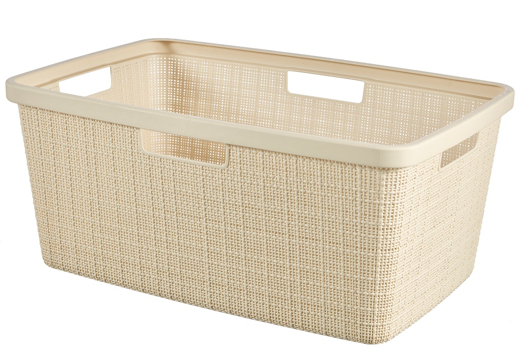 CURVER Veļas grozs Jute 46L 59x39x26cm