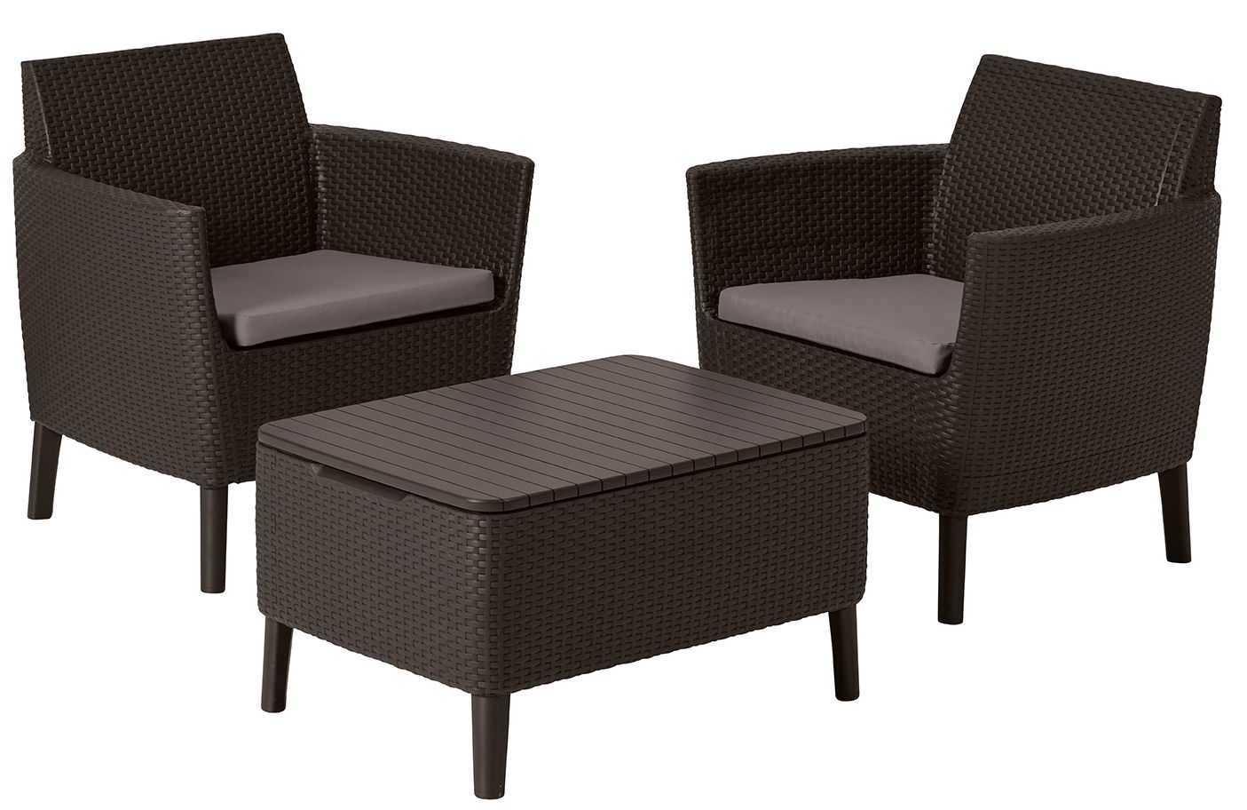 Садовая мебель Salemo Balcony Set коричневая (29205935599)