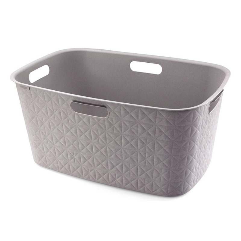 Корзина для белья Softex 45 л 57x37x27 см серо-коричневая (0800572Z70)