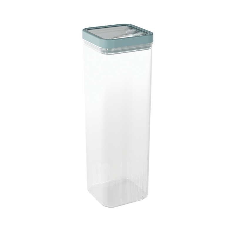Sausās pārtikas uzglabāšanas trauks 2,4L Kara caurspīdīgs/zilganzaļš  (0803103H27)