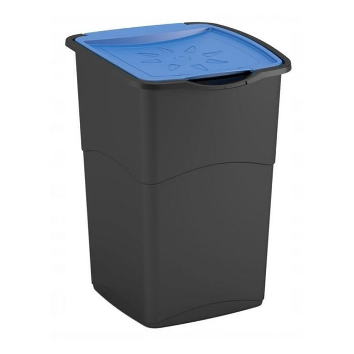 Мусорное ведро Koral BIn 47 л, черно-синее (0867032967)