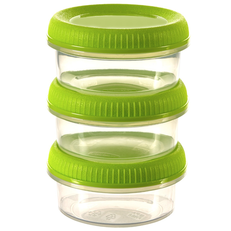 CURVER Pārtikas trauciņi 3gab. Sauce Cups