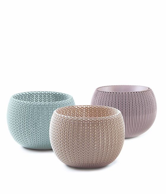 KETER Puķu podu komplekts Cozies Trio