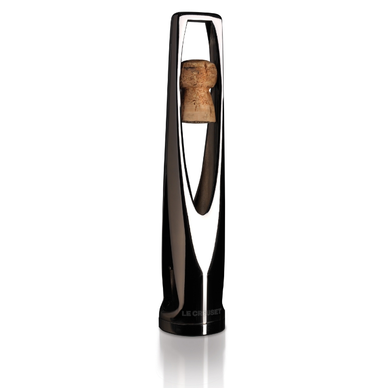 Le Creuset Dzirkstošā vīna korķa ķērājs SW-105 Champagne Cork Catcher 23х5cm melns niķelis (02007508)