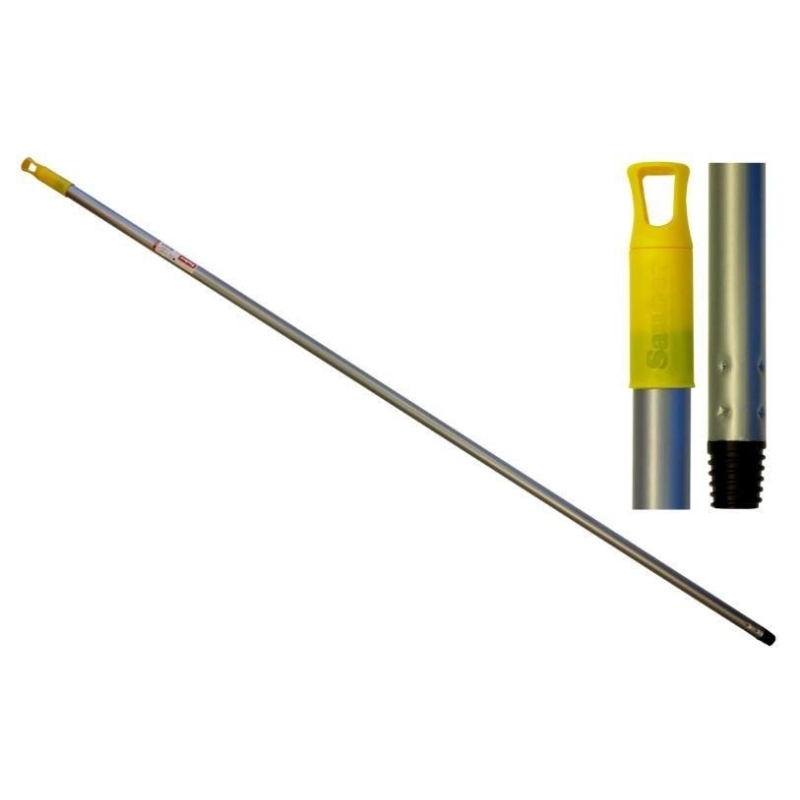 SAUBER Birstes kāts 140cm pelēks/dzeltens (24800902)