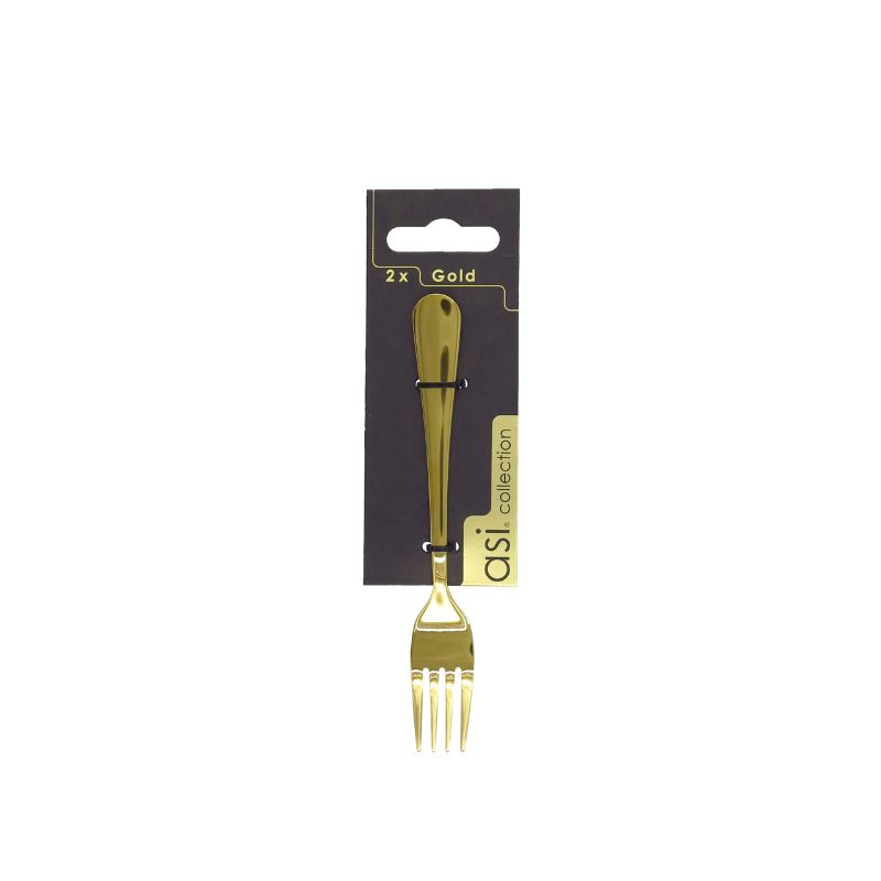 Kūku dakšiņas 2 gab. Gold 1,5mm (24344064)