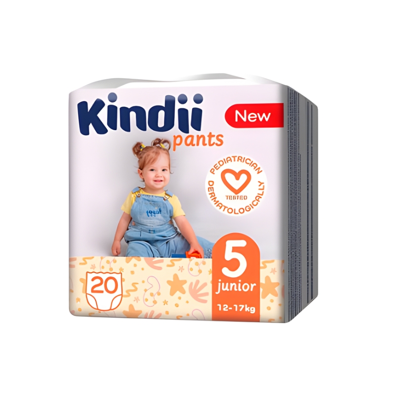 Autiņbiksītes Kindii junior izmērs 5 (12-17 kg) 20 gab.  (2210246136)