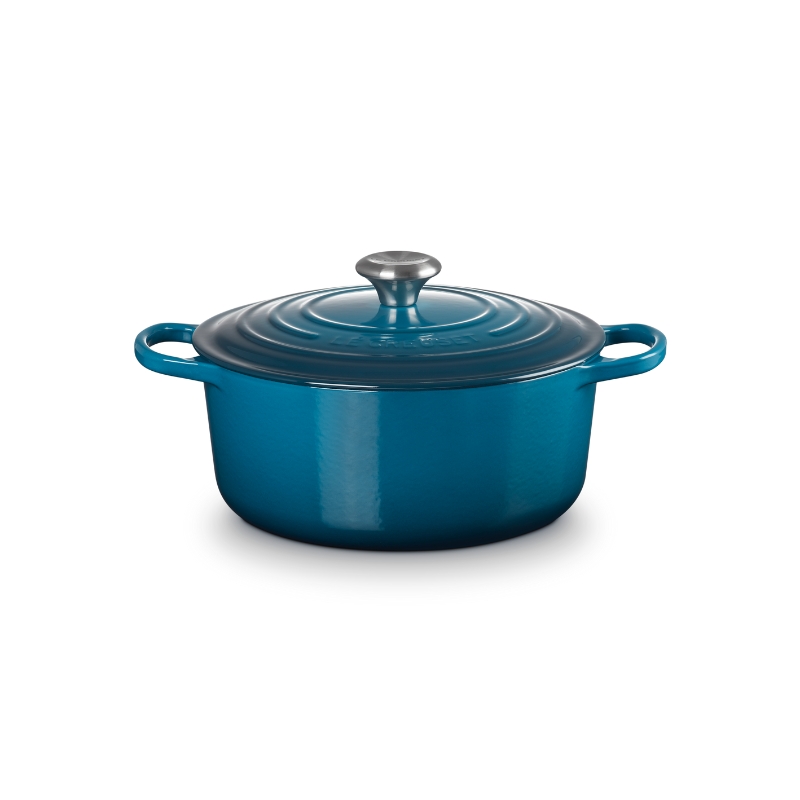 Le Creuset Čuguna katls apaļš &Oslash;24cm / 4,2L zils  (02729468)