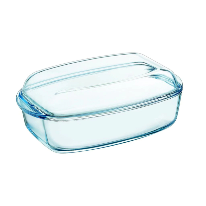 Pyrex Stikla trauks ar vāku 4