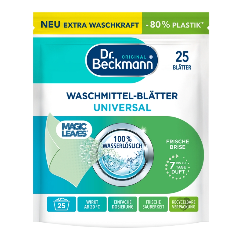 Dr.Beckmann Veļas mazgāšanas plāksnes Magic