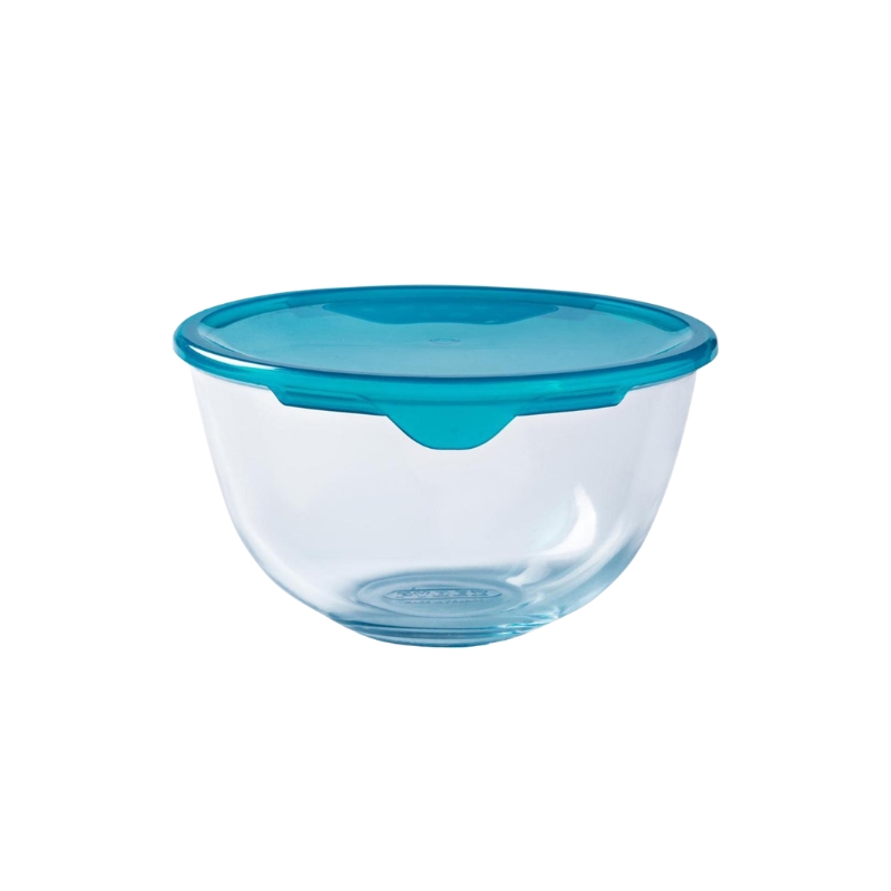Pyrex Stikla bļoda ar vāku Ø21cm