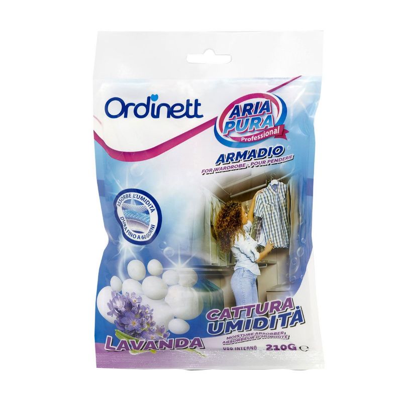 Mitruma absorbētājs skapim kristālu 210g lavanda (127748005)