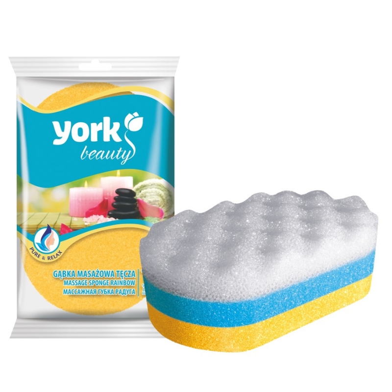 YORK BEAUTY Masāžas sūklis RAINBOW (36011060)