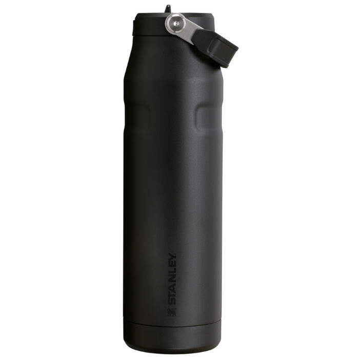 Termopudele ar salmiņu The IceFlow Bottle Flip Straw 2.0 1,06L melna 2.0 (2812111063)