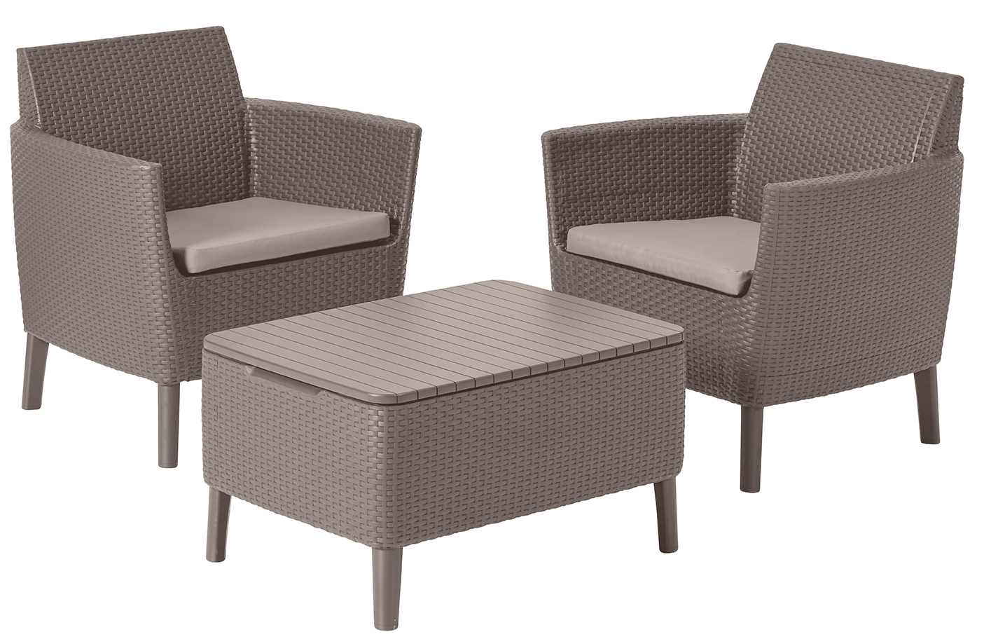 Комплект садовой мебели Salemo Balcony Set бежевый (29205935587)