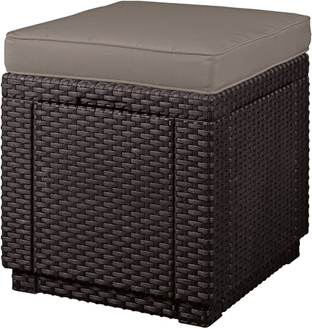 KETER Dārza krēsls/uzglabāšanas kaste Cube ar
