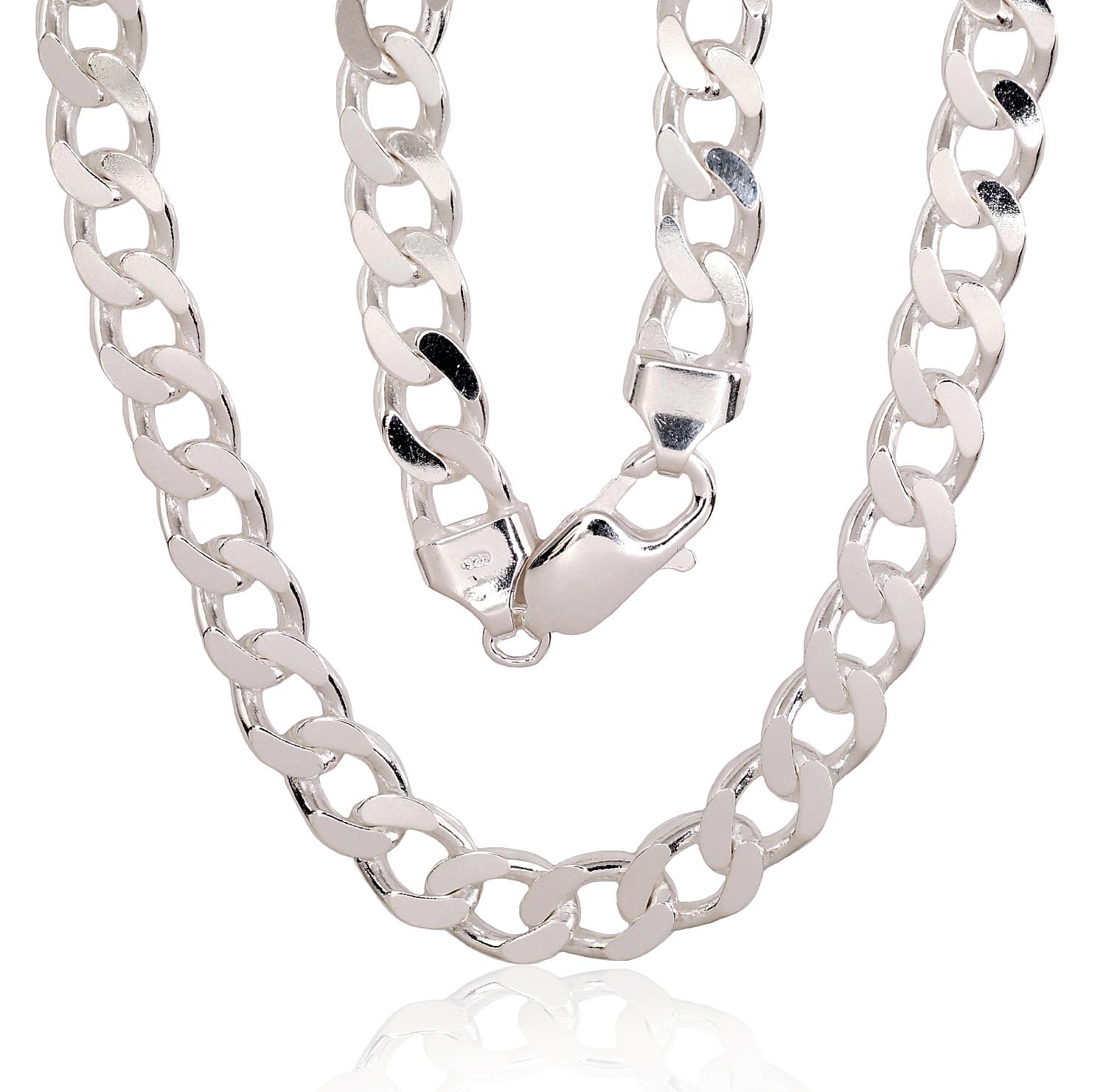 Sudraba ķēdīte Kartjē 7.5 mm
