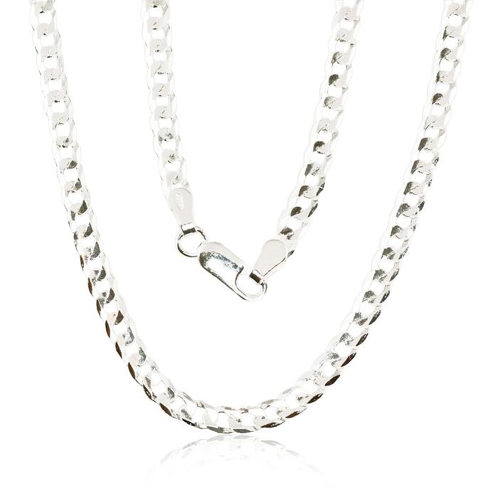 Sudraba ķēdīte Kartjē 3.9 mm