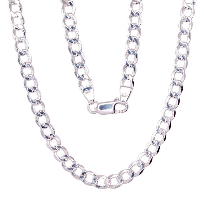 Sudraba ķēdīte Kartjē 4.5 mm