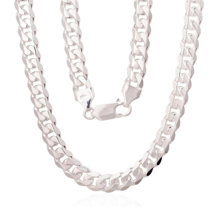 Sudraba ķēdīte Kartjē 6 mm #2400154