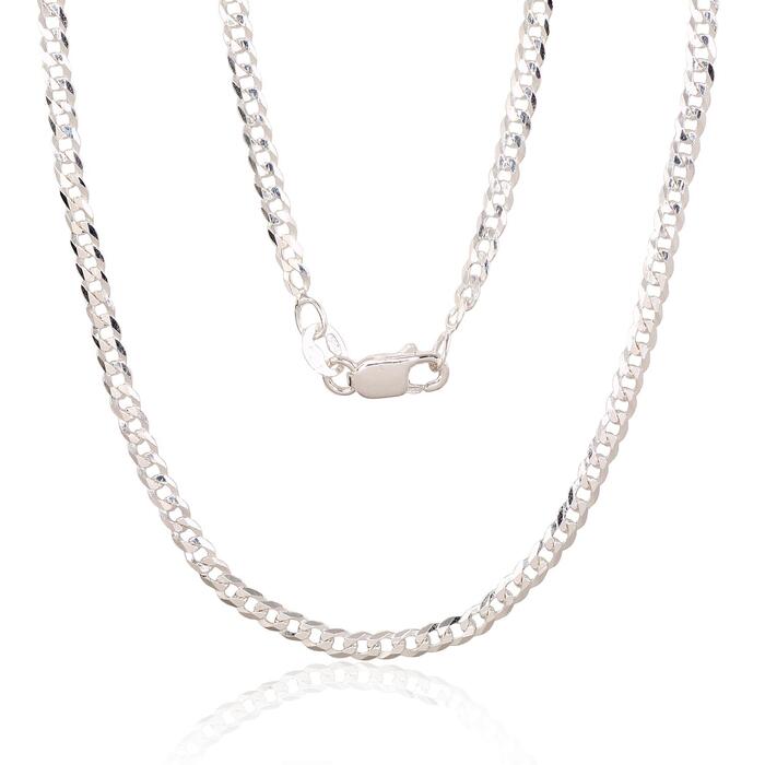 Sudraba ķēdīte Kartjē 2.5 mm