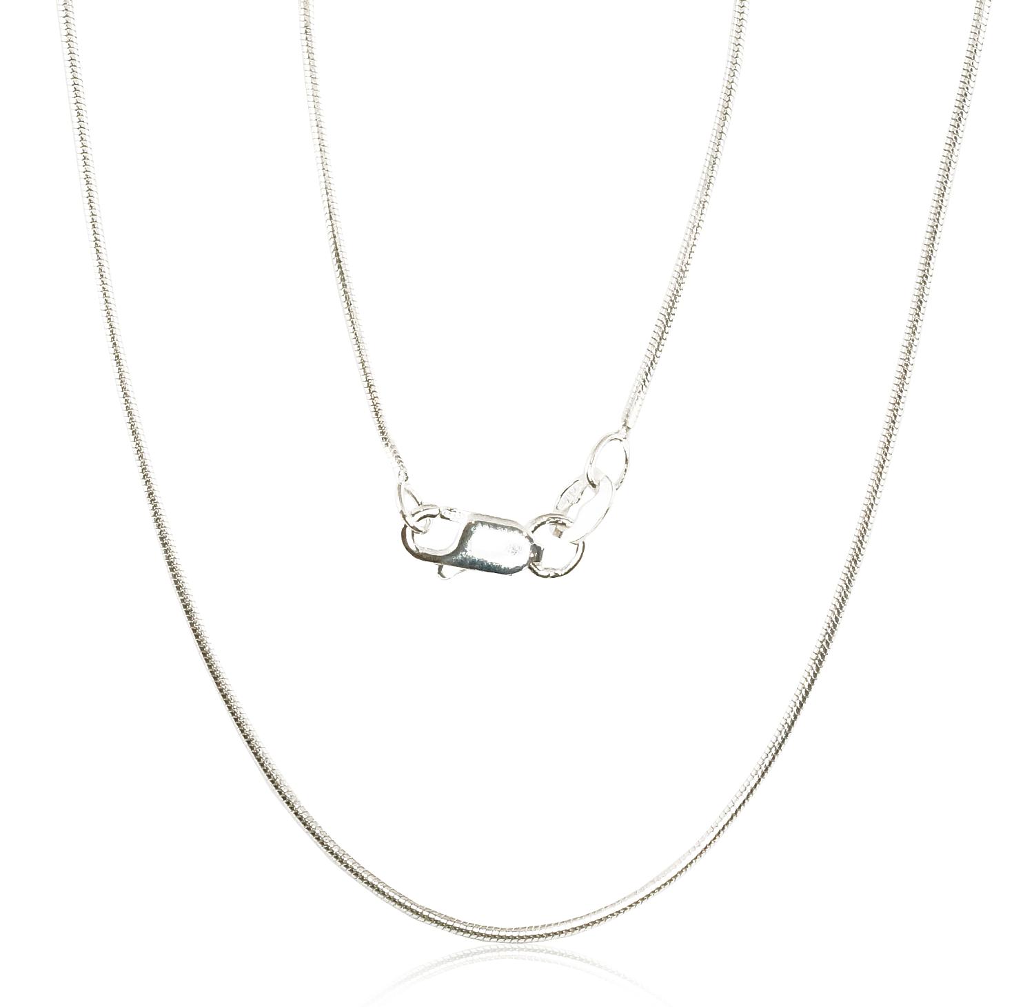 Sudraba ķēdīte Čūskiņa 1 mm #2400085