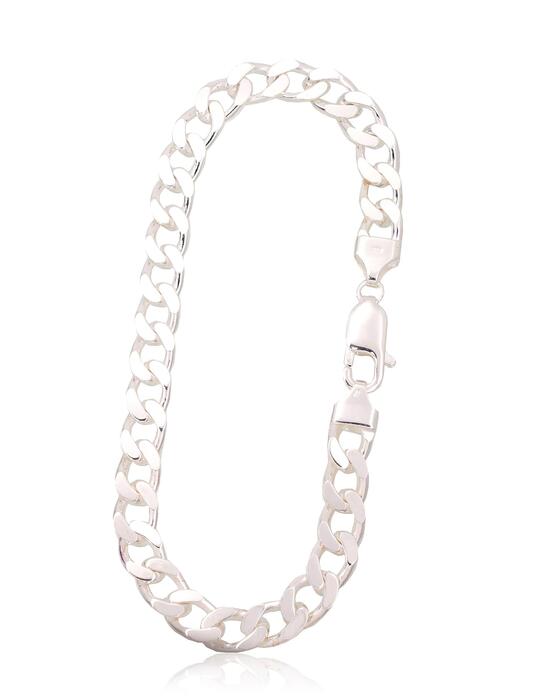 Sudraba ķēdīte Kartjē 7.5 mm