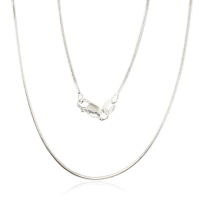 Sudraba ķēdīte Čūskiņa 1.1 mm