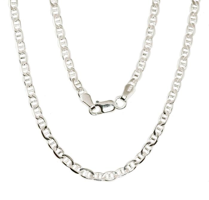 Sudraba ķēdīte Marina 3 mm , dimantu