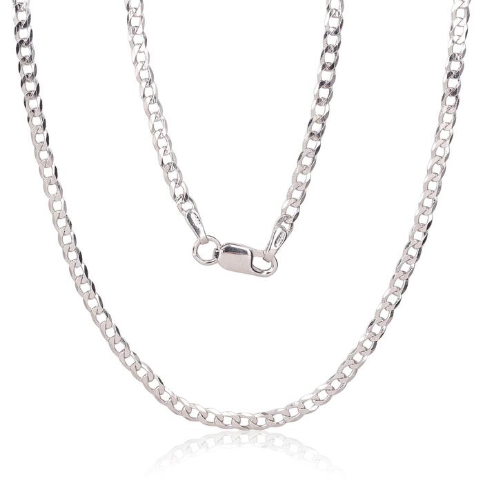 Sudraba ķēdīte Kartjē 2.5 mm