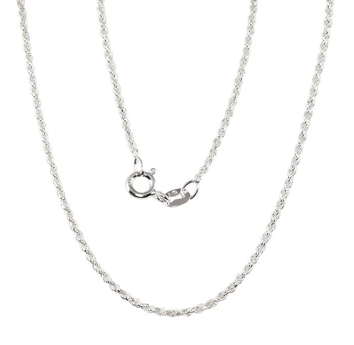 Sudraba ķēdīte Tauvas (Rope) 1,3