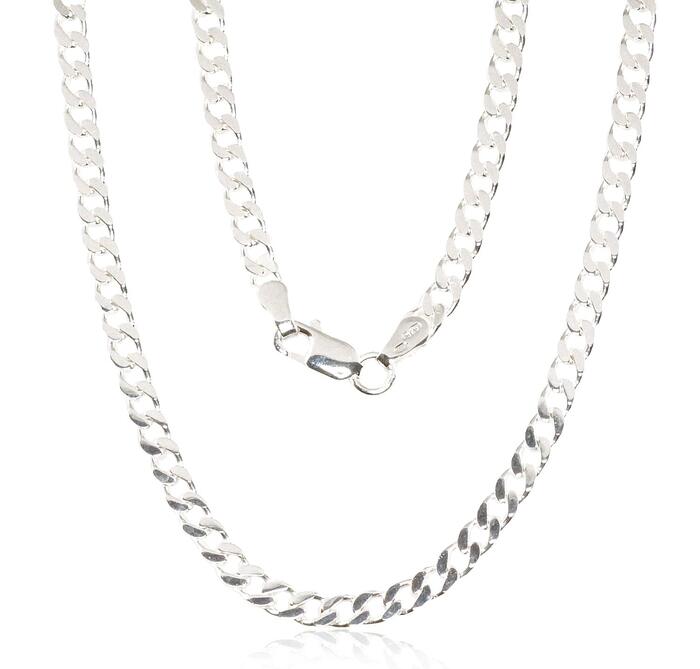 Sudraba ķēdīte Kartjē 3.5 mm
