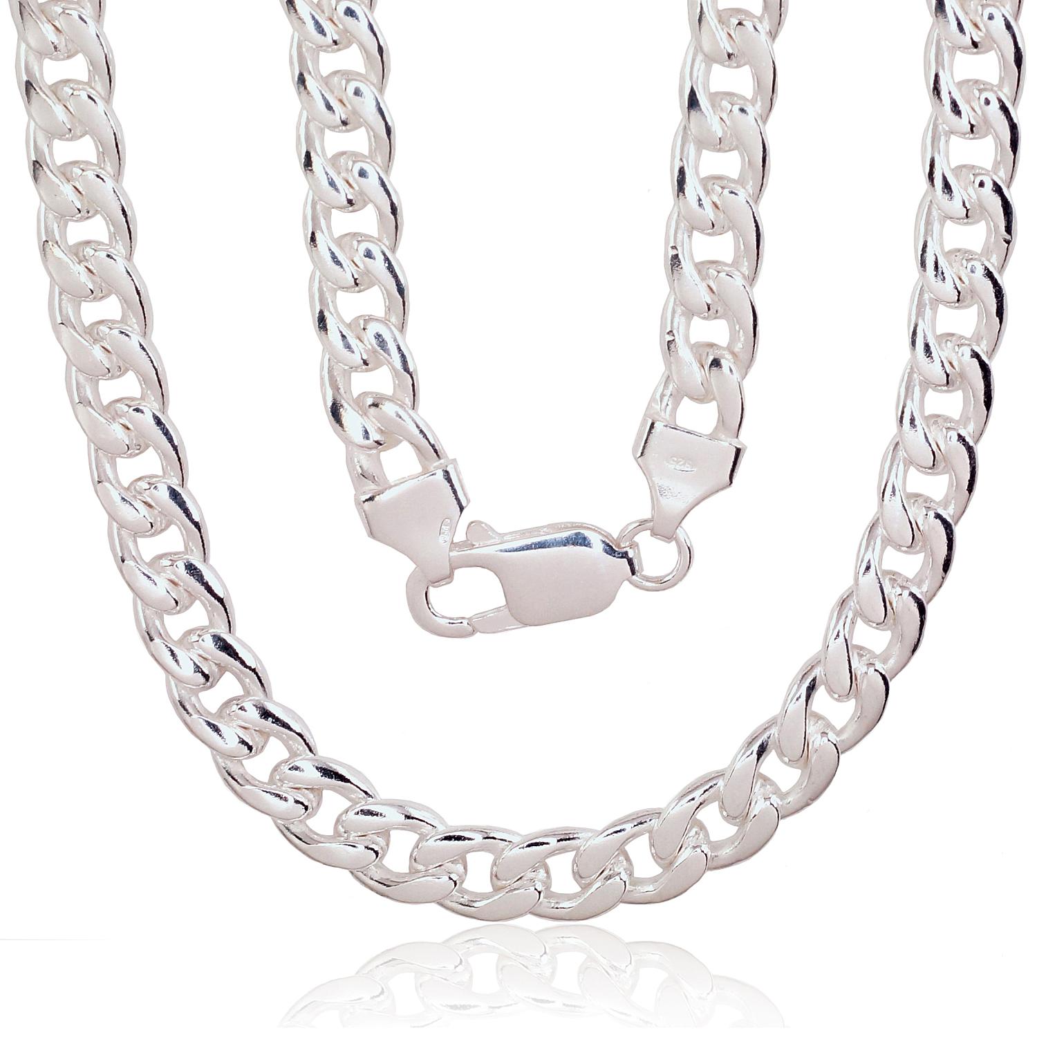 Sudraba ķēdīte Kartjē 7 mm #2400139