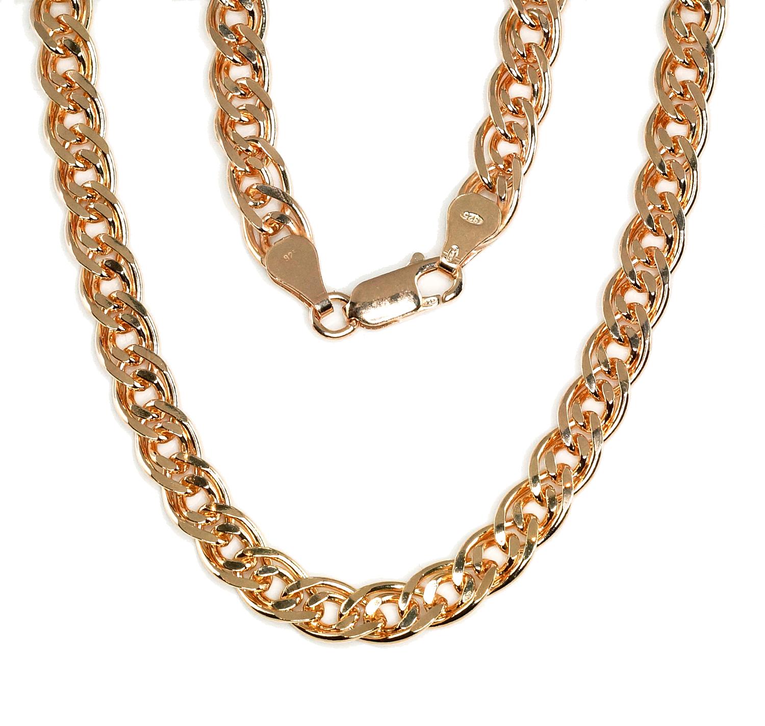 Sudraba ķēdīte Mona Liza 6 mm