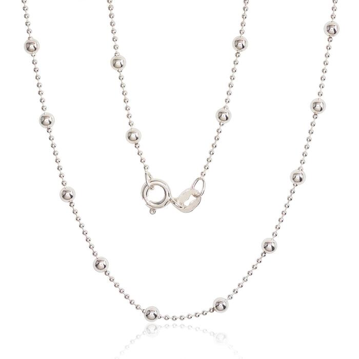 Sudraba ķēdīte Krellītes 1-3 mm #2400058