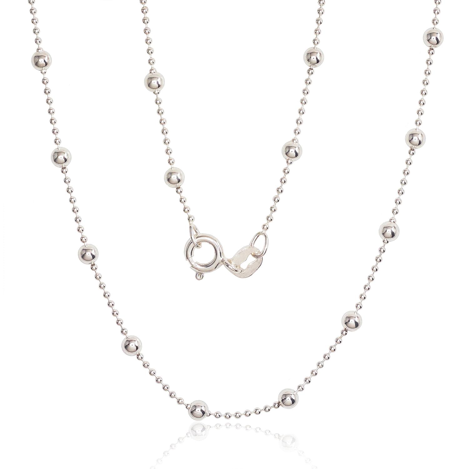 Sudraba ķēdīte Krellītes 1-3 mm #2400058