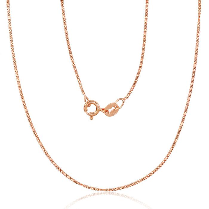 Sudraba ķēdīte Kartjē 1 mm , dimantu