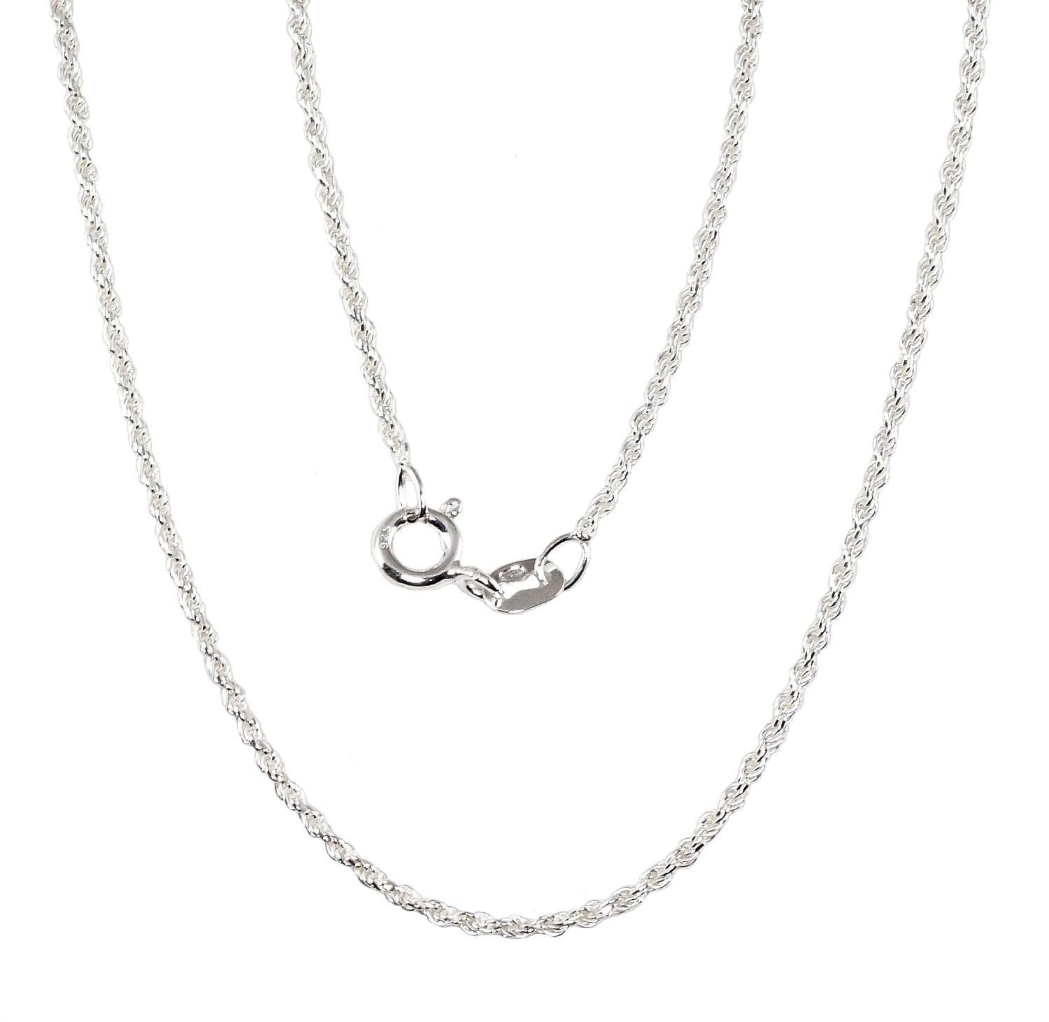 Sudraba ķēdīte Tauvas (Rope) 1,3