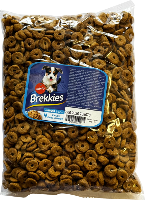 Fasēta barība Brekkies Dog Junior 0